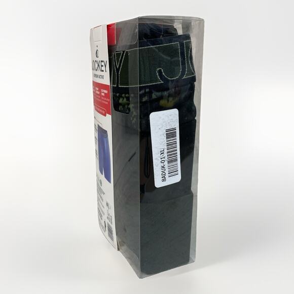 3-PACK Men’s XL Jockey Active Microfiber Stretch Boxer Briefs CAMO Green Black - Picture 5 of 5